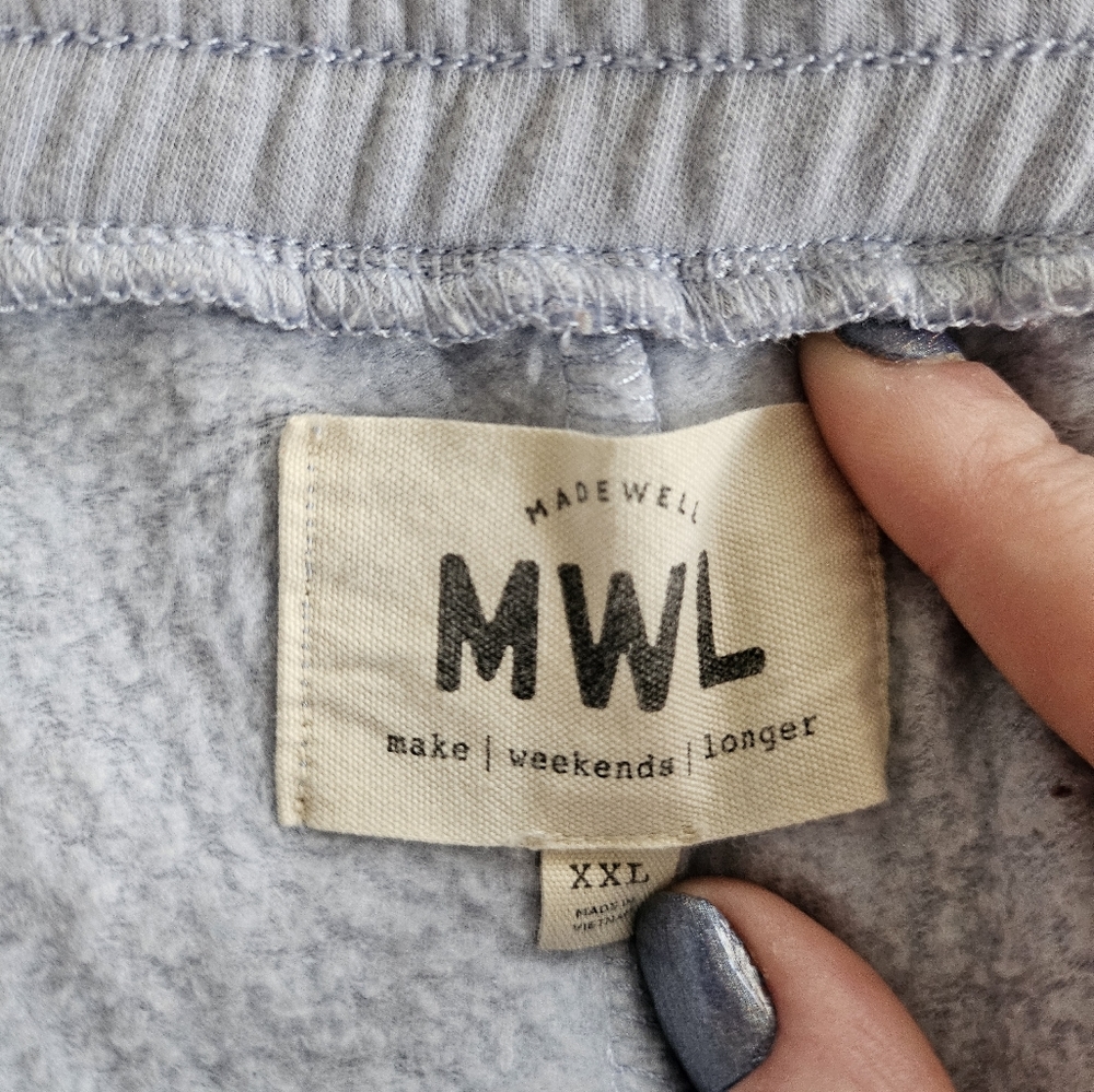 MWL Superbrushed Inset Easygoing Sweatpants - Picture 2 of 4